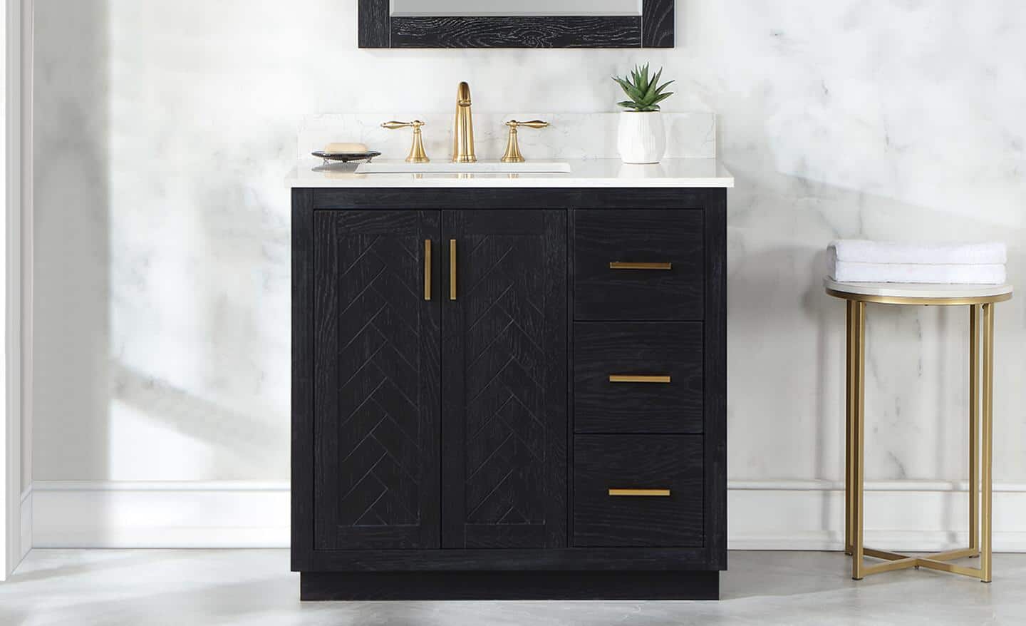 How to Install a Bathroom Vanity and Sink - The Home Depot